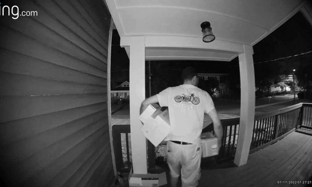 Porch Pirates Caught On Ring Camera Stealing Packages In Griffin Georgia Body Cams 6046